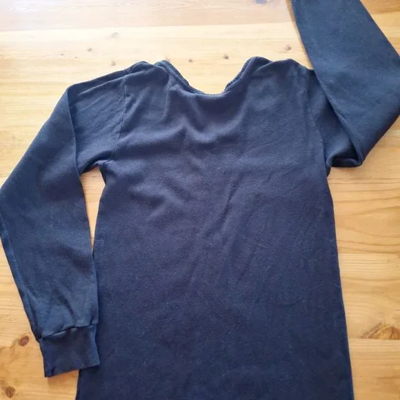 Victoria's Secret Moda International Sexy Black Hook & Eye Top - Picture 2 of 4